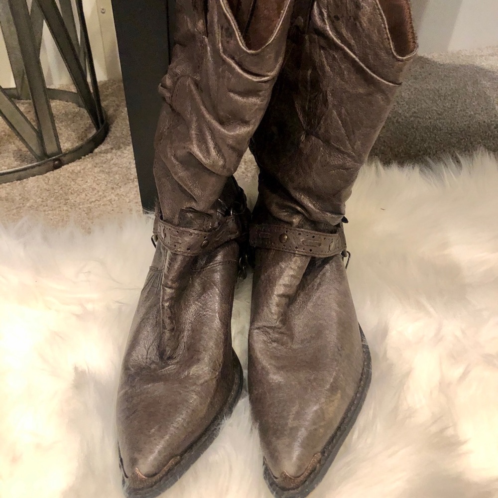 NEW Durango “slouch” Cowboy boots ~ brown/bronze